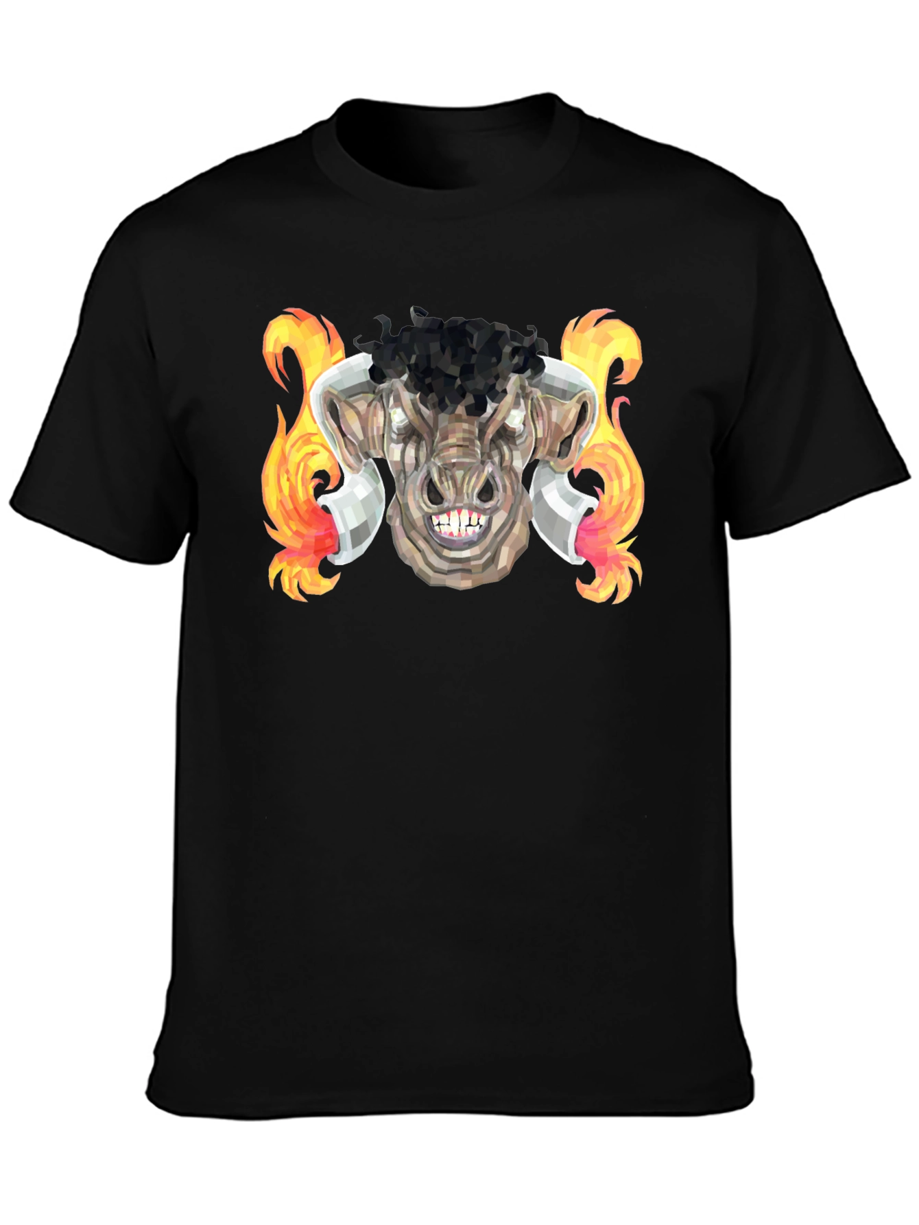 Fiery Bull Graphic Tee - Unleash Your Inner Beast!