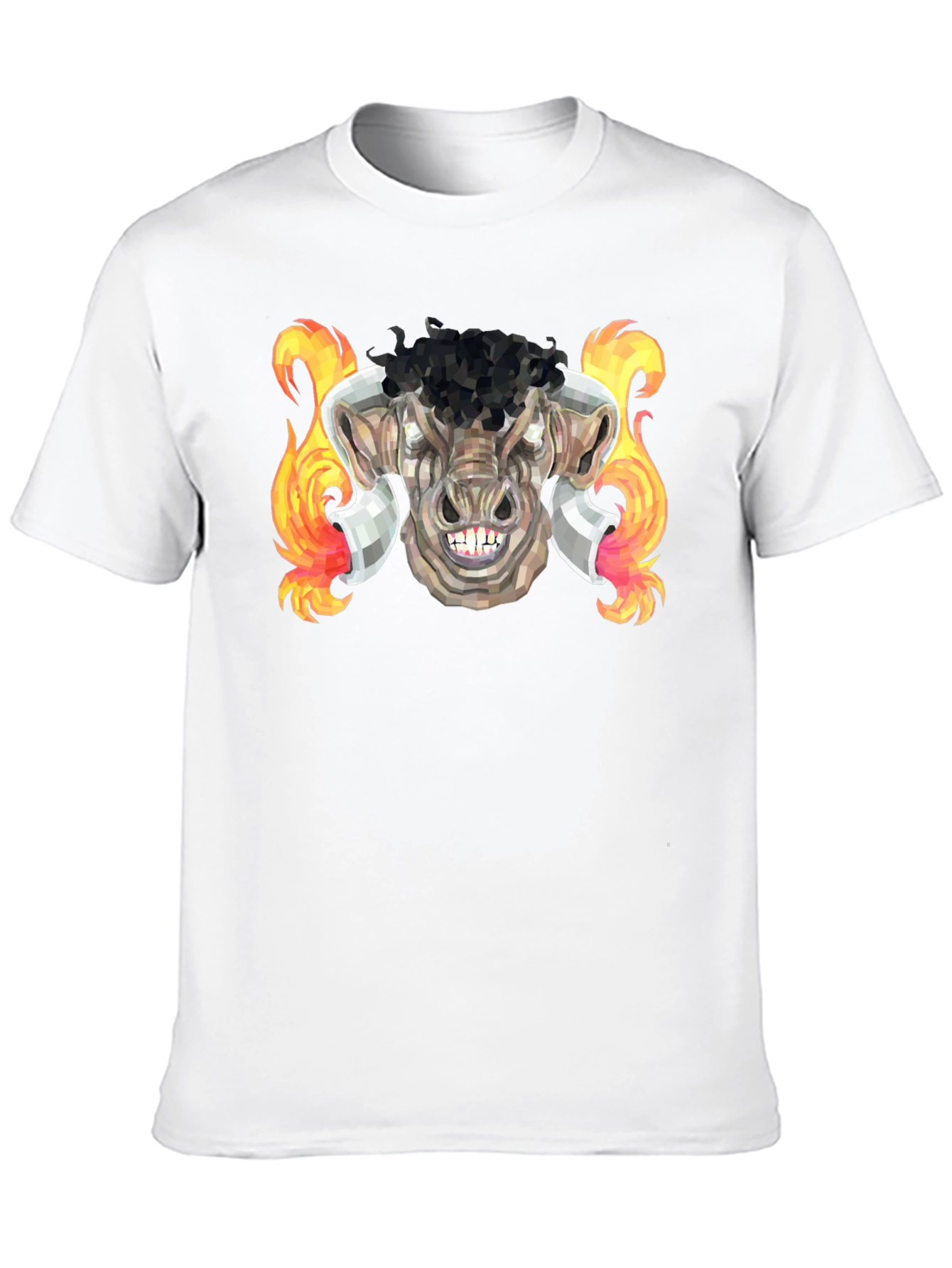 Fiery Bull Graphic Tee - Unleash Your Inner Beast!