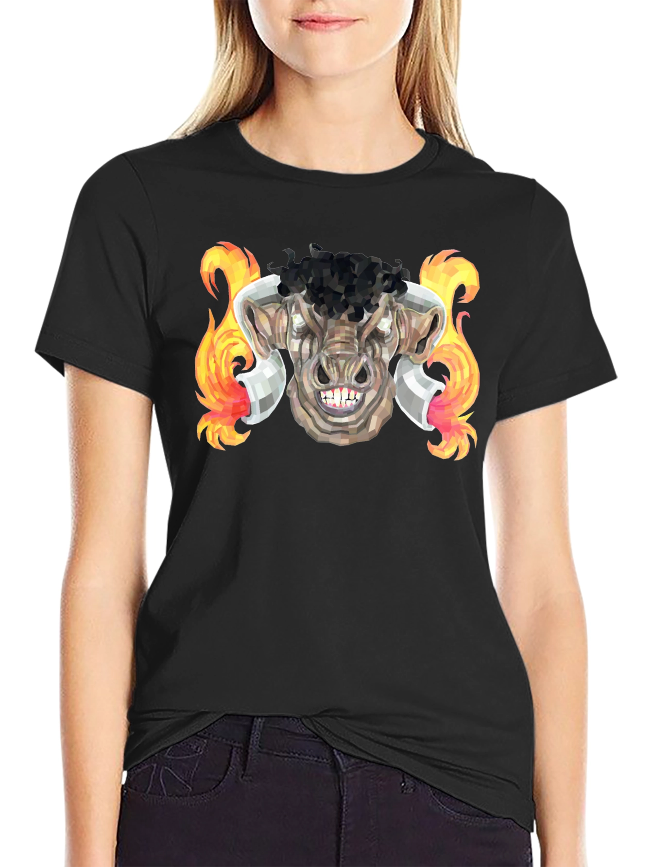 Fiery Bull Graphic Tee - Unleash Your Inner Beast!