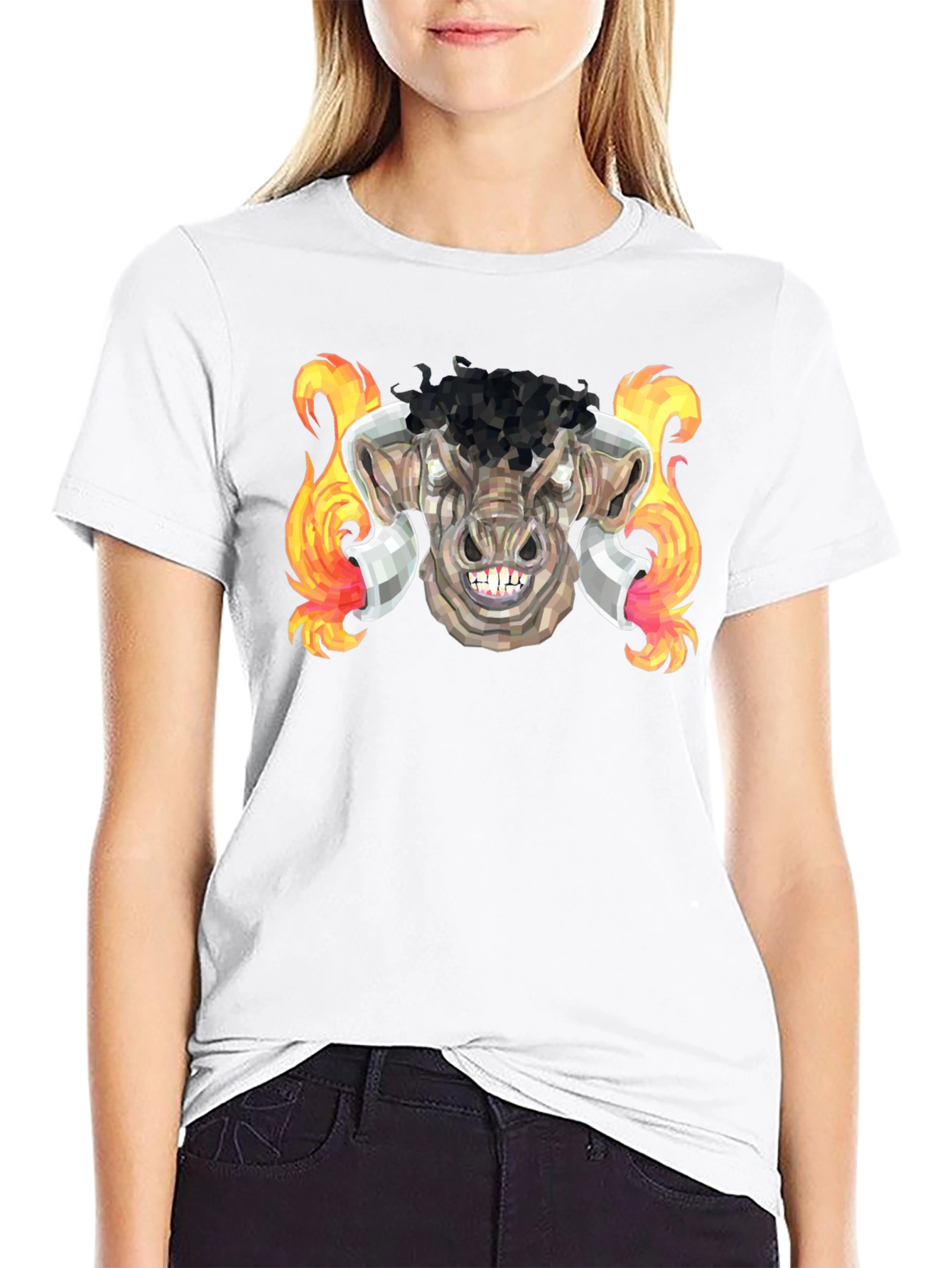 Fiery Bull Graphic Tee - Unleash Your Inner Beast!