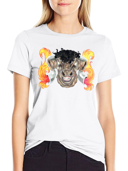 Fiery Bull Graphic Tee - Unleash Your Inner Beast!