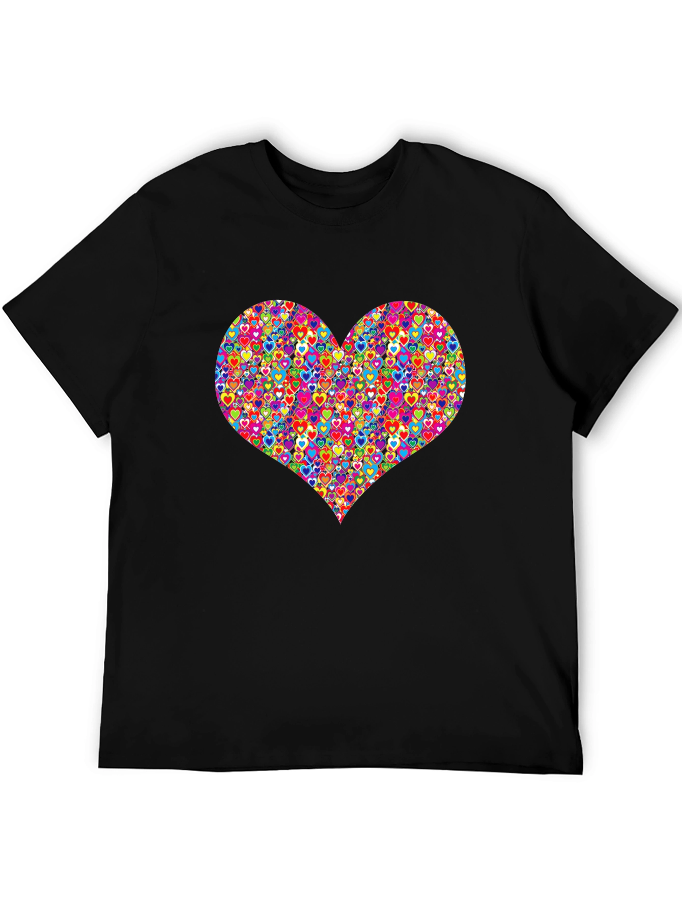 Heart Pattern Mens T-Shirt