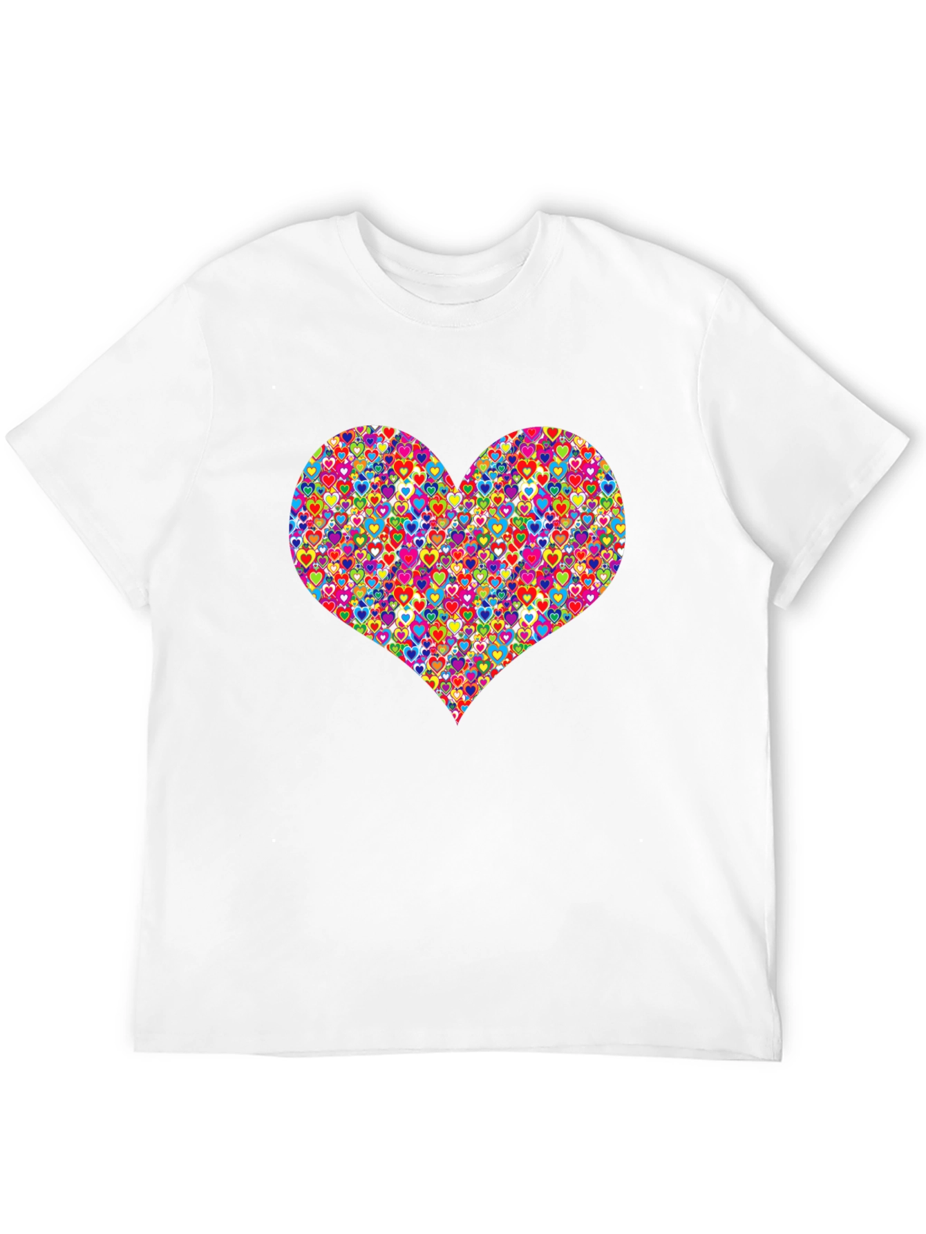 Heart Pattern Mens T-Shirt