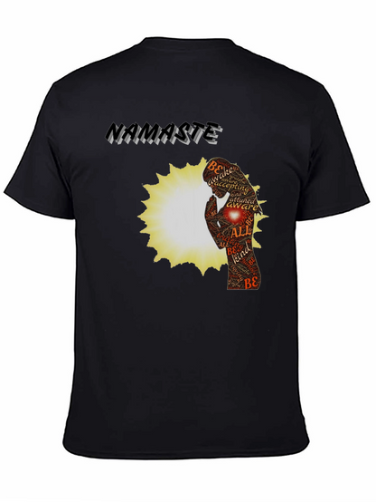 Namaste Yoga Meditation Graphic T-Shirt