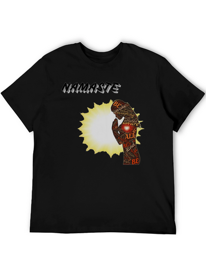 Namaste Yoga Meditation Graphic T-Shirt