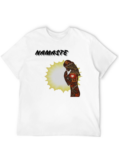 Namaste Yoga Meditation Graphic T-Shirt