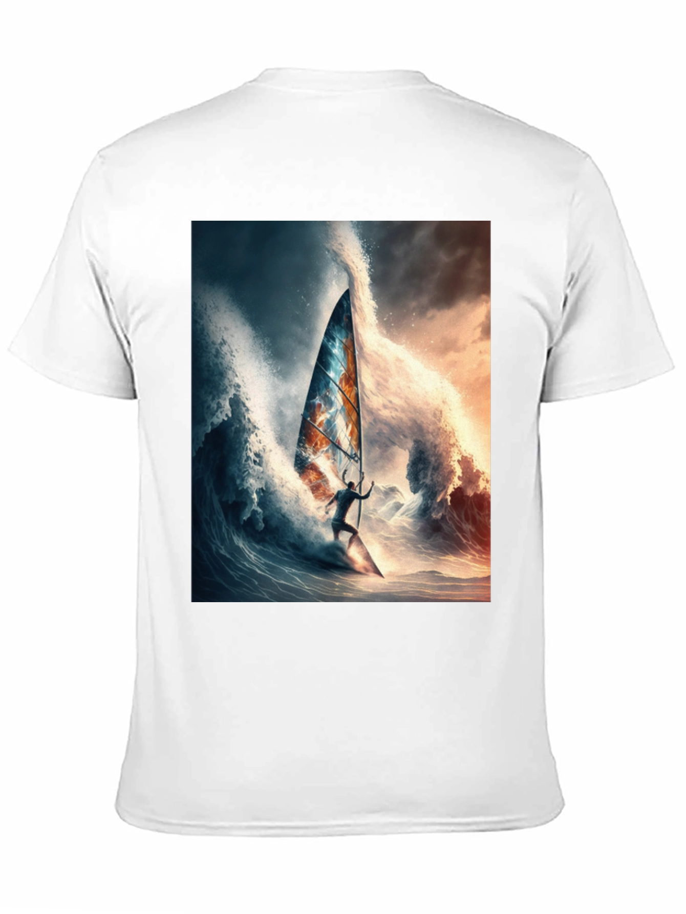 Wave Rider Tee - Black Graphic T-Shirt
