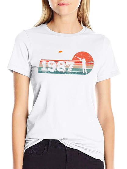 1987 Skeet Shooting Silhouette T-Shirt
