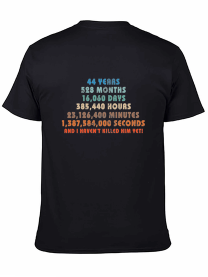 Funny 44th Anniversary T-Shirt - 44 Years and Counting!