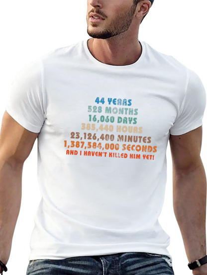 Funny 44th Anniversary T-Shirt - 44 Years and Counting!