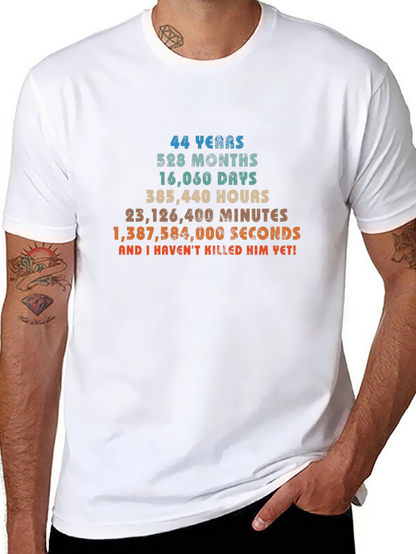 Funny 44th Anniversary T-Shirt - 44 Years and Counting!