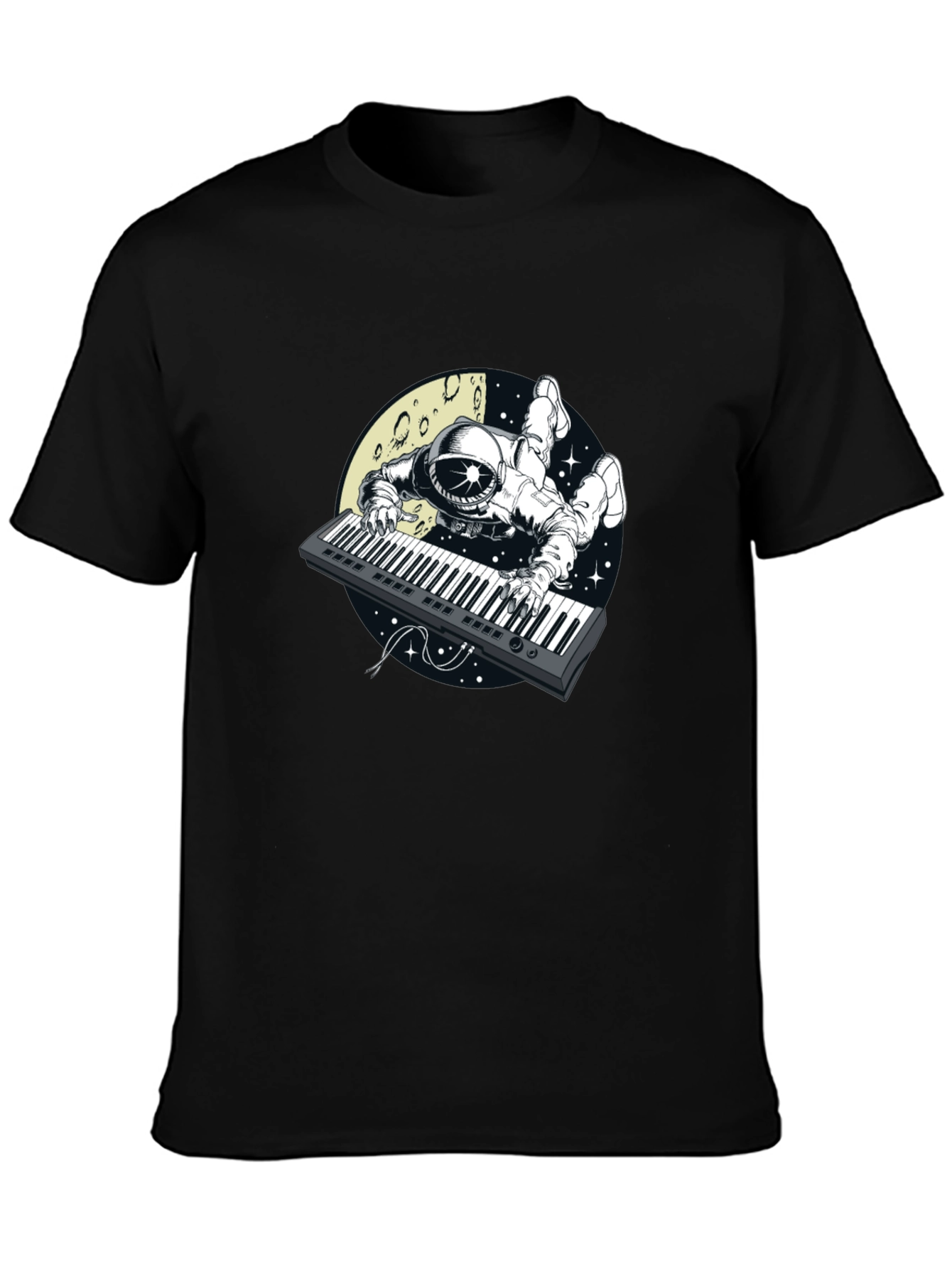 Astronaut Keyboard Player Graphic Tee