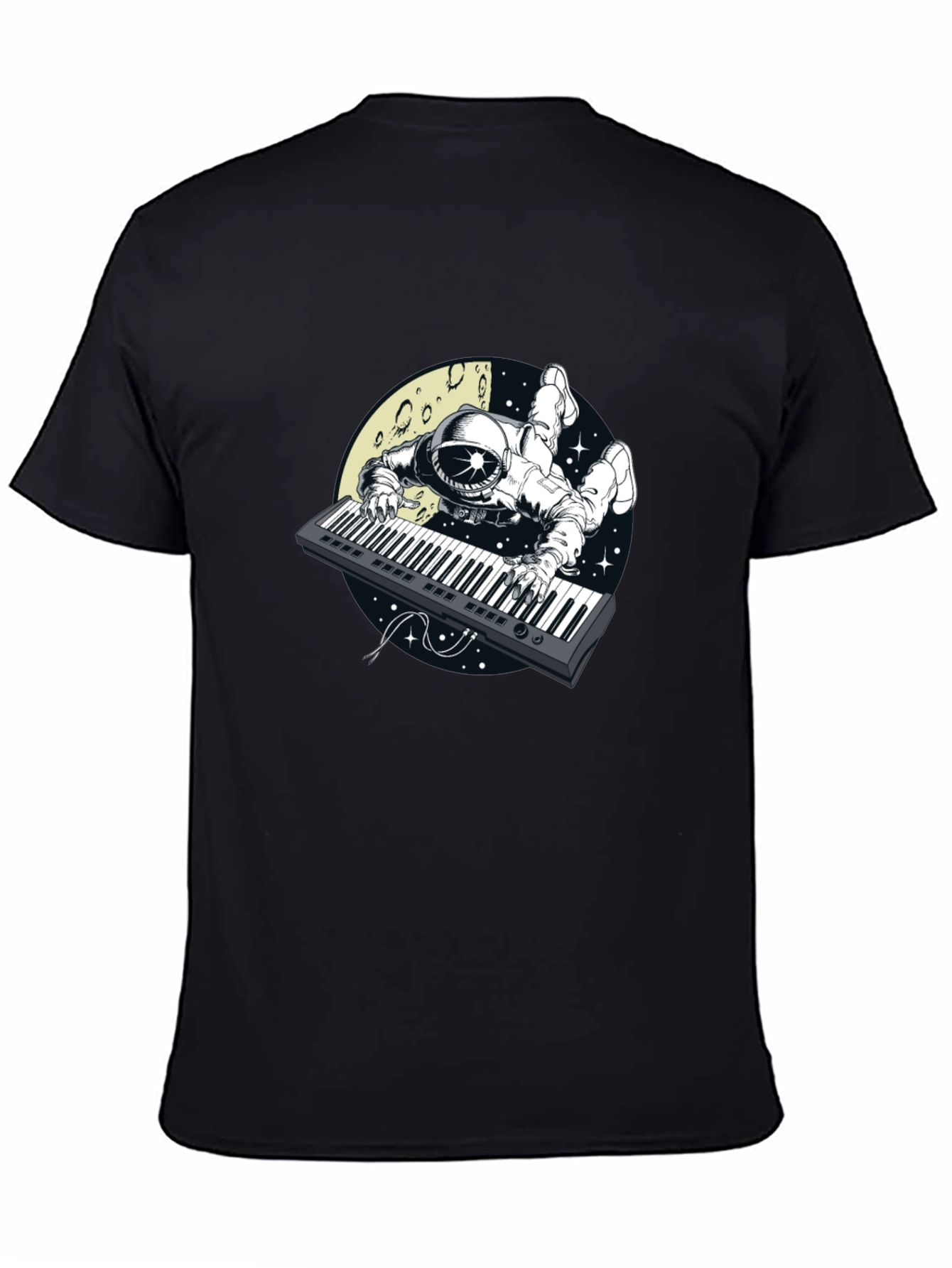 Astronaut Keyboard Player Graphic Tee