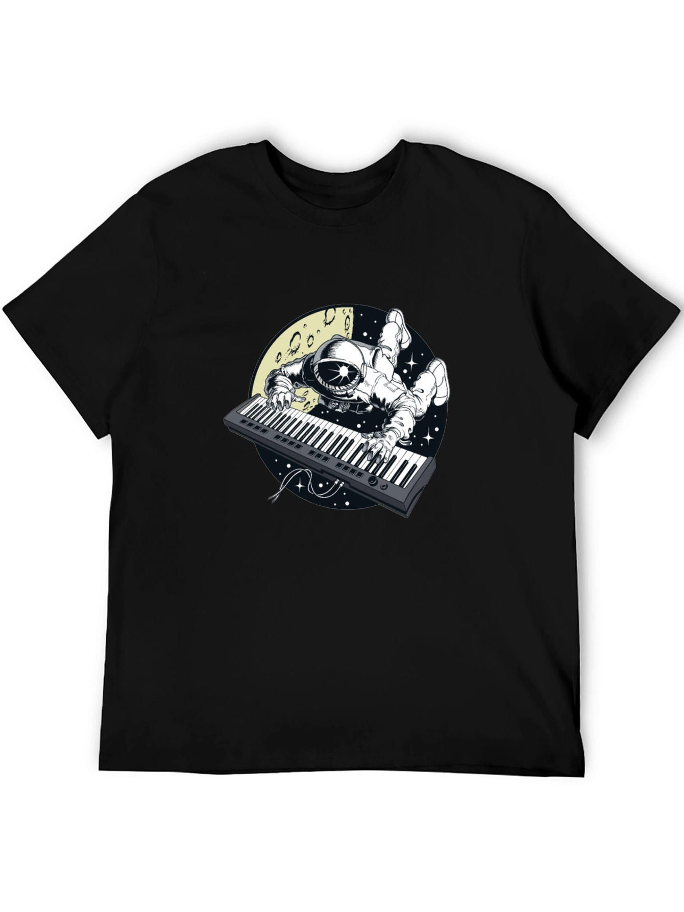 Astronaut Keyboard Player Graphic Tee