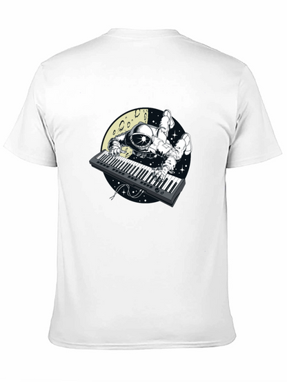 Astronaut Keyboard Player Graphic Tee