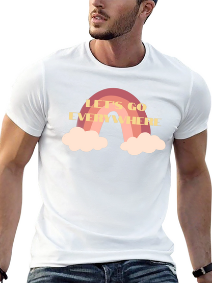 Lets Go Everywhere Rainbow T-Shirt