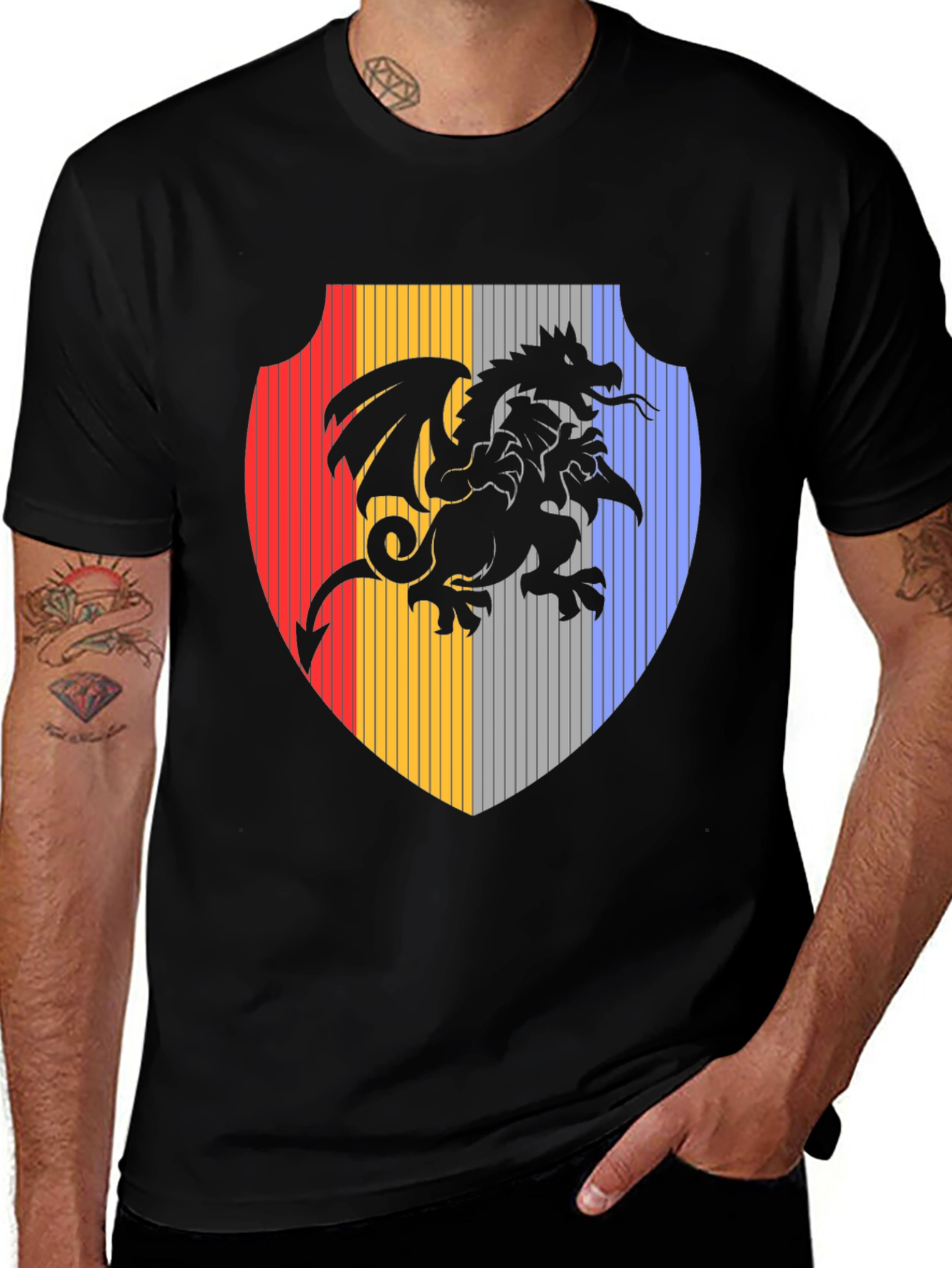 Dragon Shield Graphic T-Shirt
