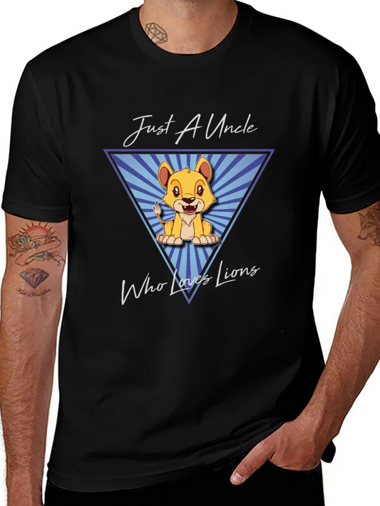 Just A Uncle Who Loves Lions T-Shirt