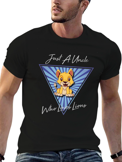 Just A Uncle Who Loves Lions T-Shirt