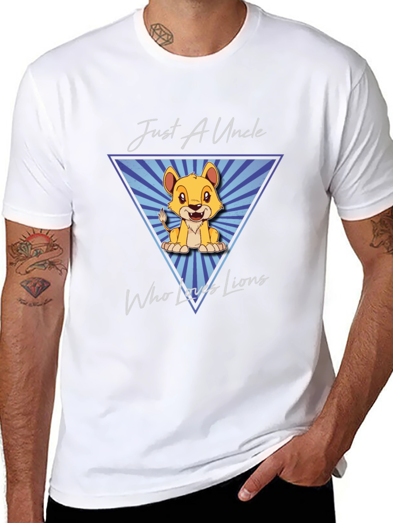 Just A Uncle Who Loves Lions T-Shirt