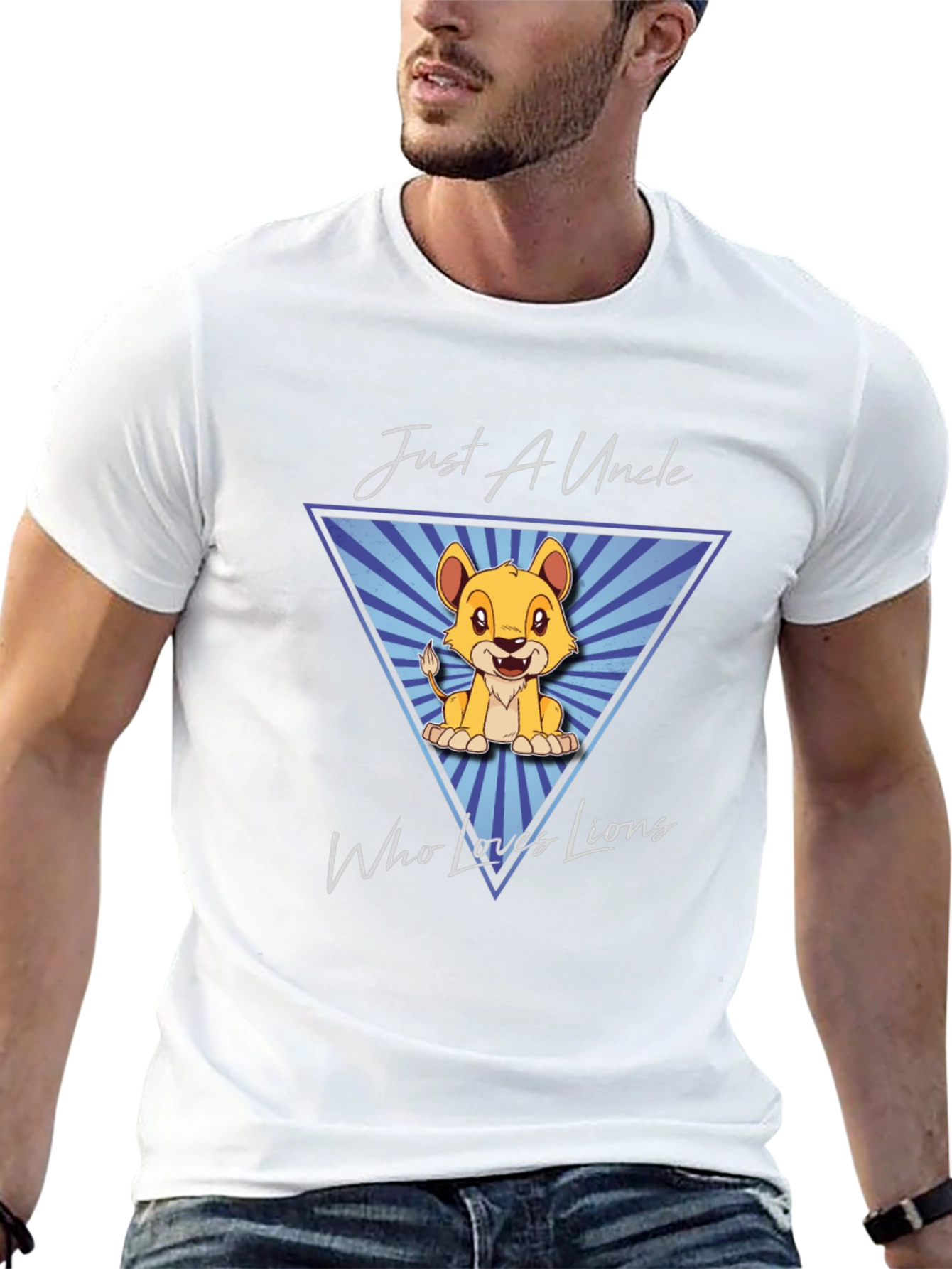 Just A Uncle Who Loves Lions T-Shirt