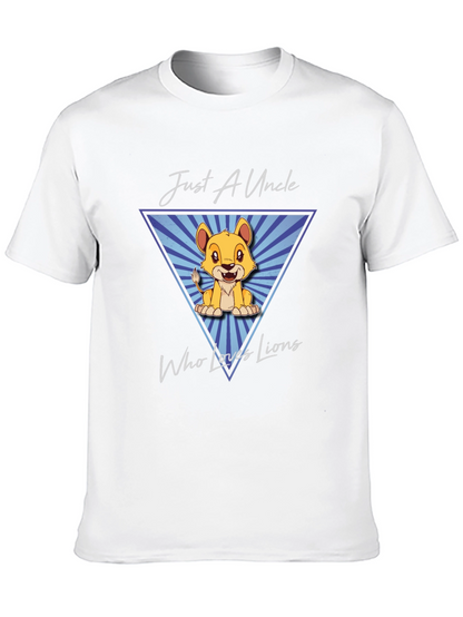 Just A Uncle Who Loves Lions T-Shirt