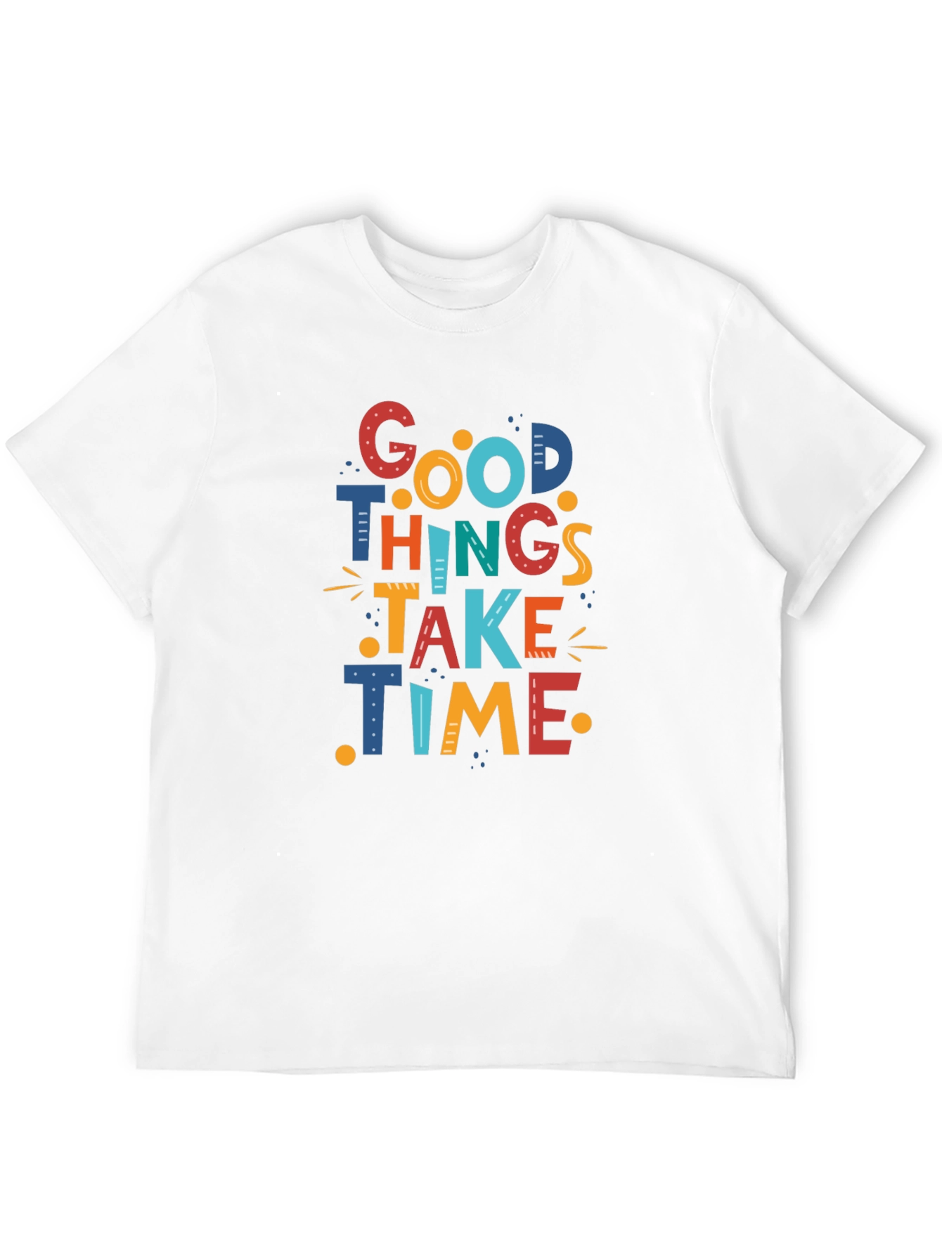 Good Things Take Time Graphic Tee - Black