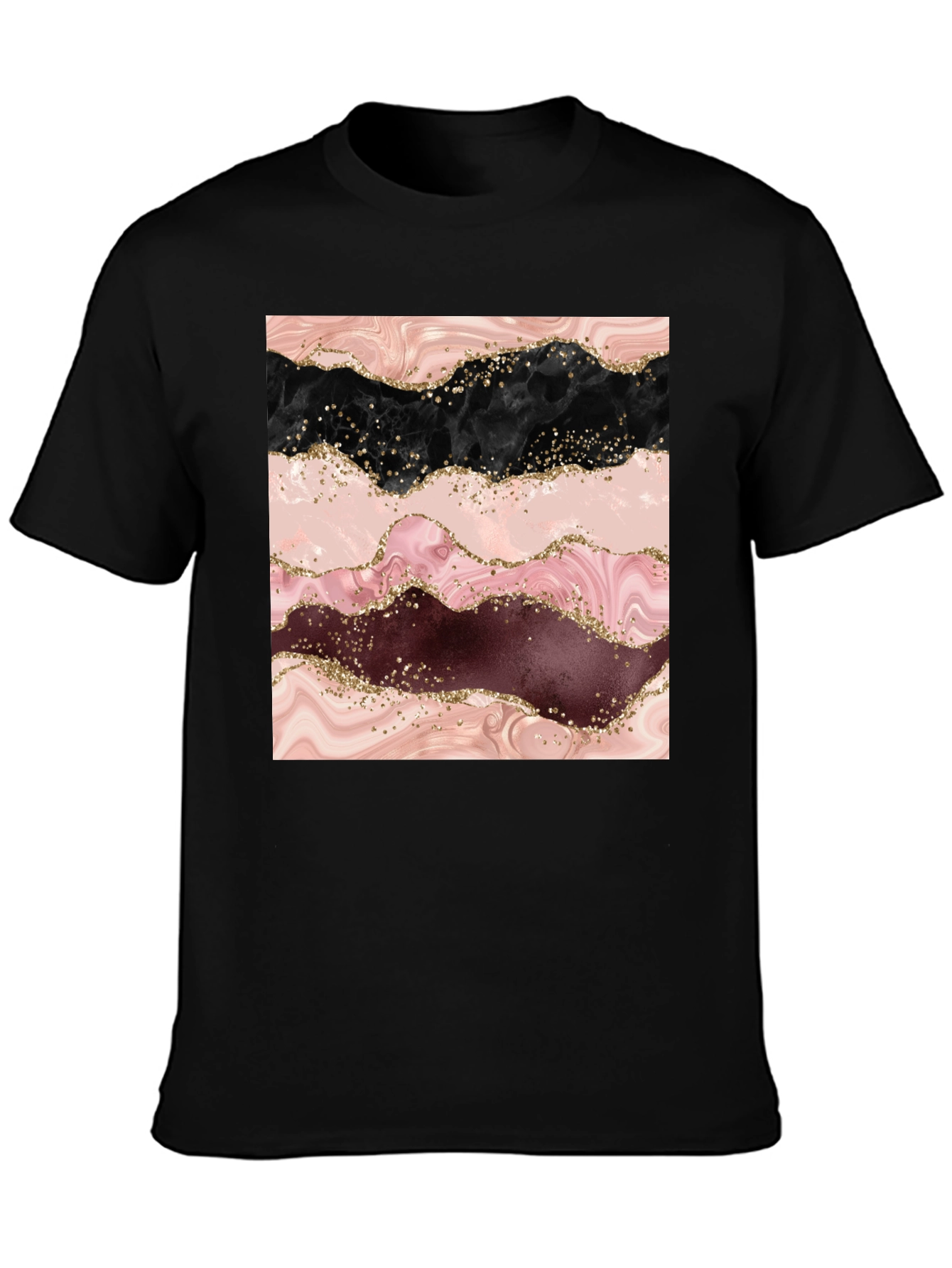 Marble Swirl T-Shirt - Stylish Abstract Design