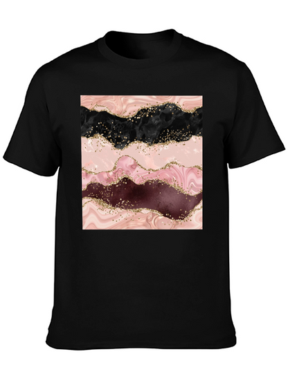 Marble Swirl T-Shirt - Stylish Abstract Design