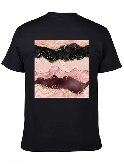 Marble Swirl T-Shirt - Stylish Abstract Design