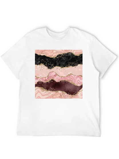 Marble Swirl T-Shirt - Stylish Abstract Design