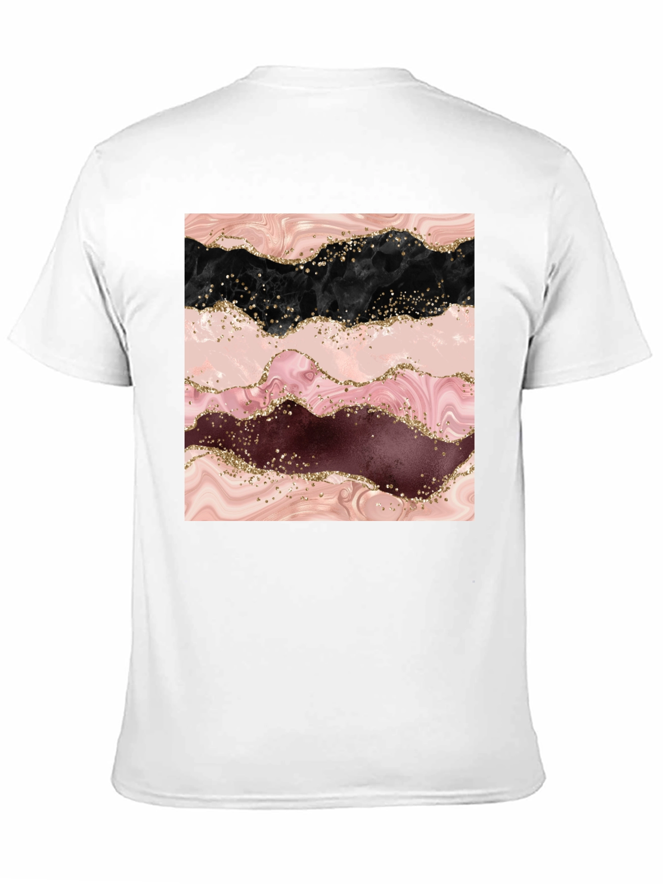 Marble Swirl T-Shirt - Stylish Abstract Design