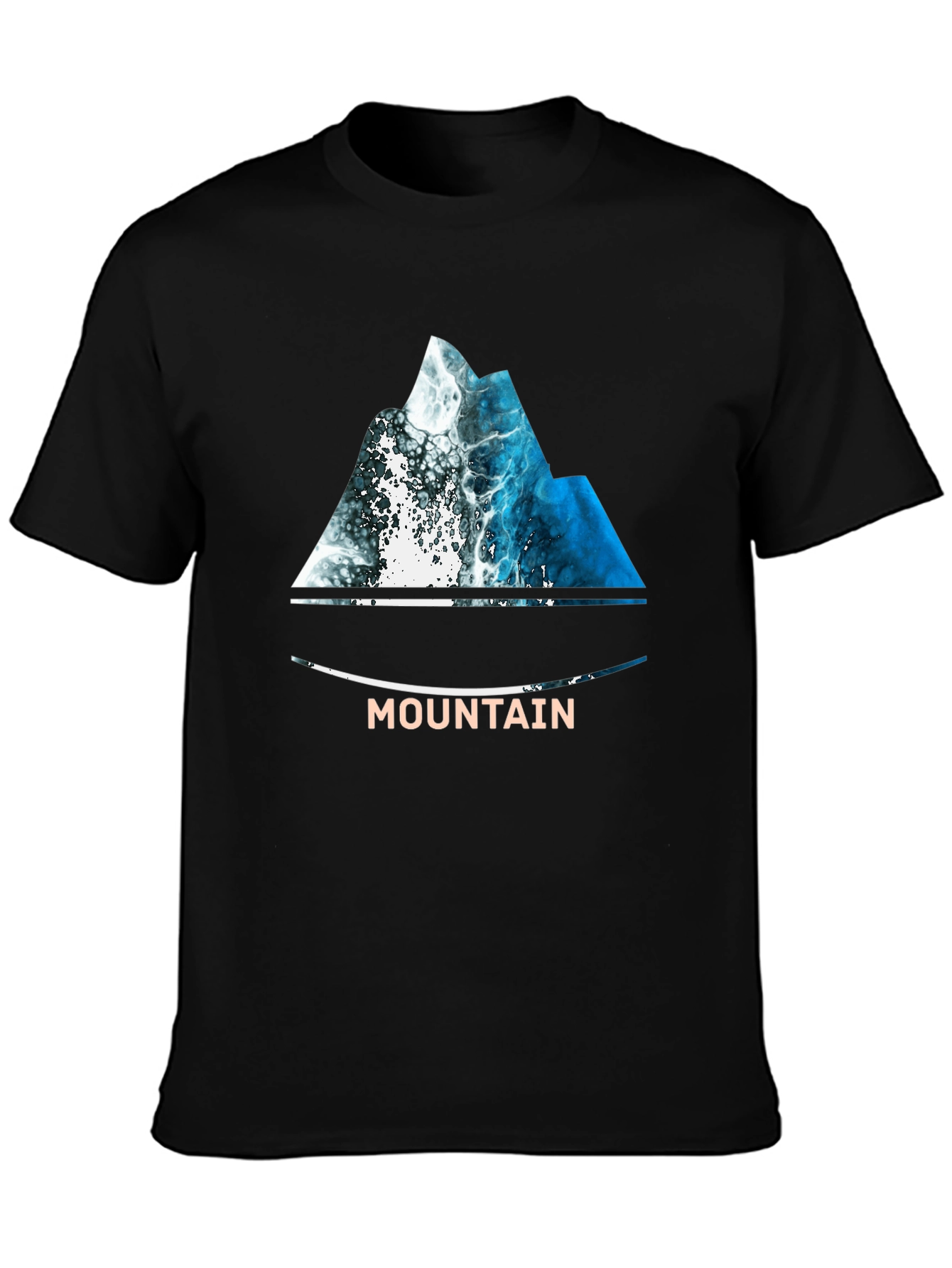 Mountain Wave T-Shirt - Nature Inspired Design
