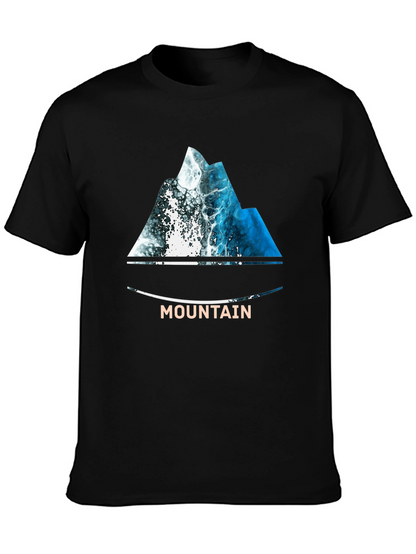 Mountain Wave T-Shirt - Nature Inspired Design