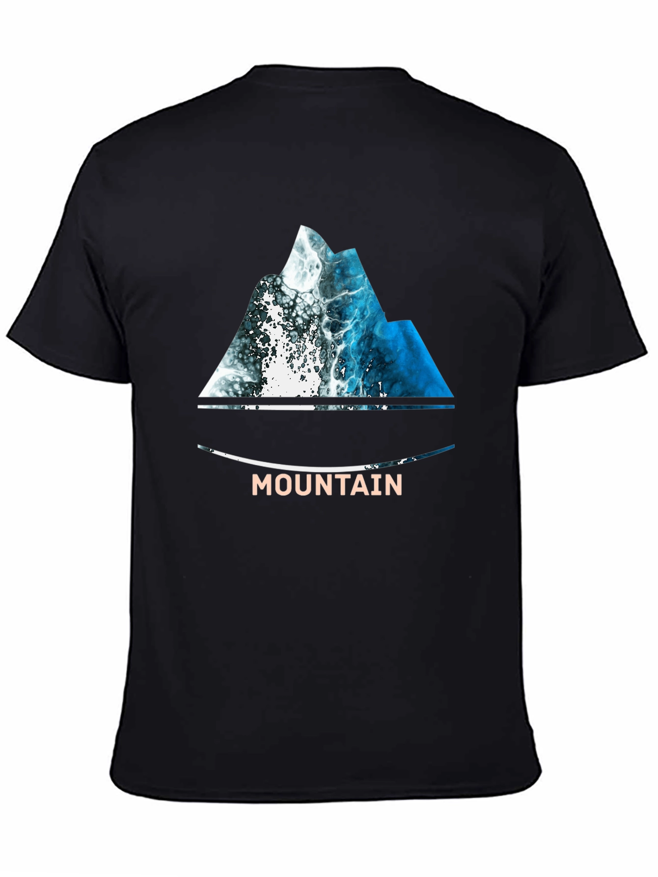 Mountain Wave T-Shirt - Nature Inspired Design