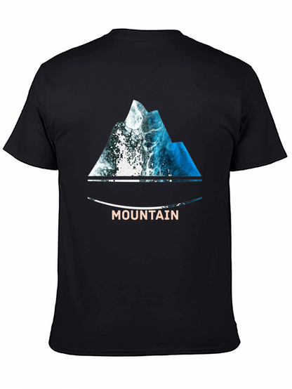 Mountain Wave T-Shirt - Nature Inspired Design