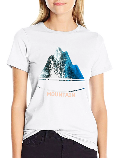 Mountain Wave T-Shirt - Nature Inspired Design