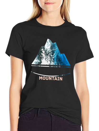 Mountain Wave T-Shirt - Nature Inspired Design