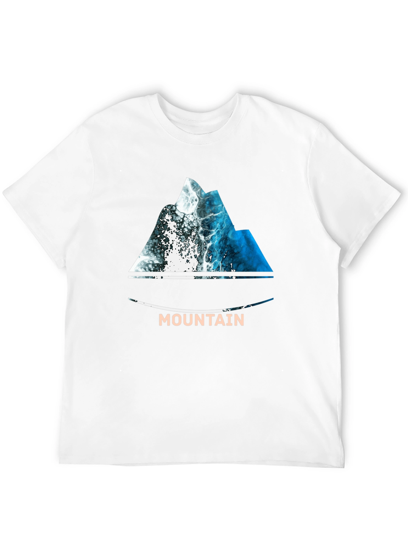 Mountain Wave T-Shirt - Nature Inspired Design