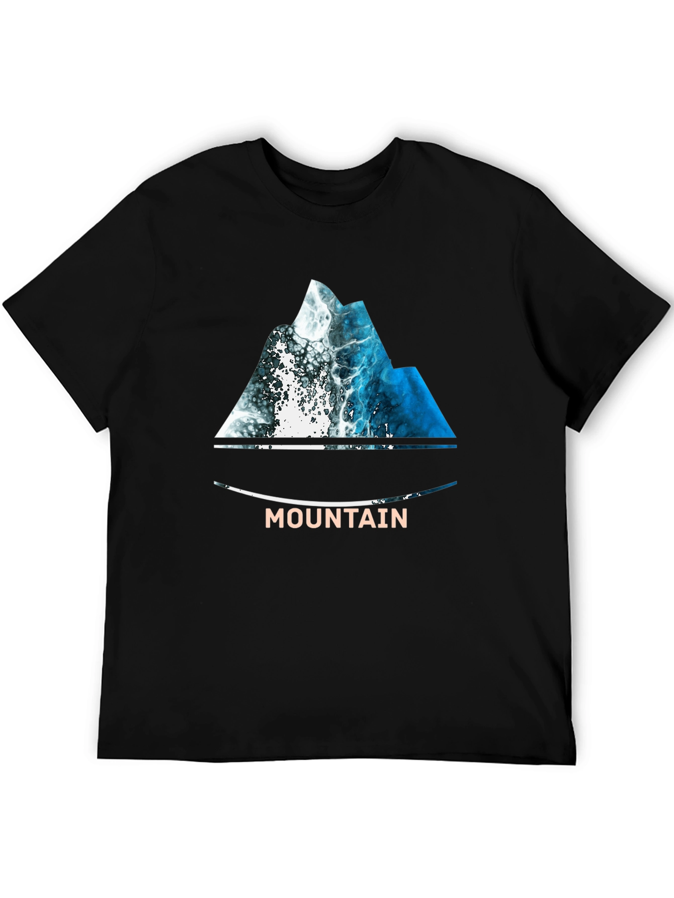 Mountain Wave T-Shirt - Nature Inspired Design