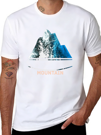 Mountain Wave T-Shirt - Nature Inspired Design