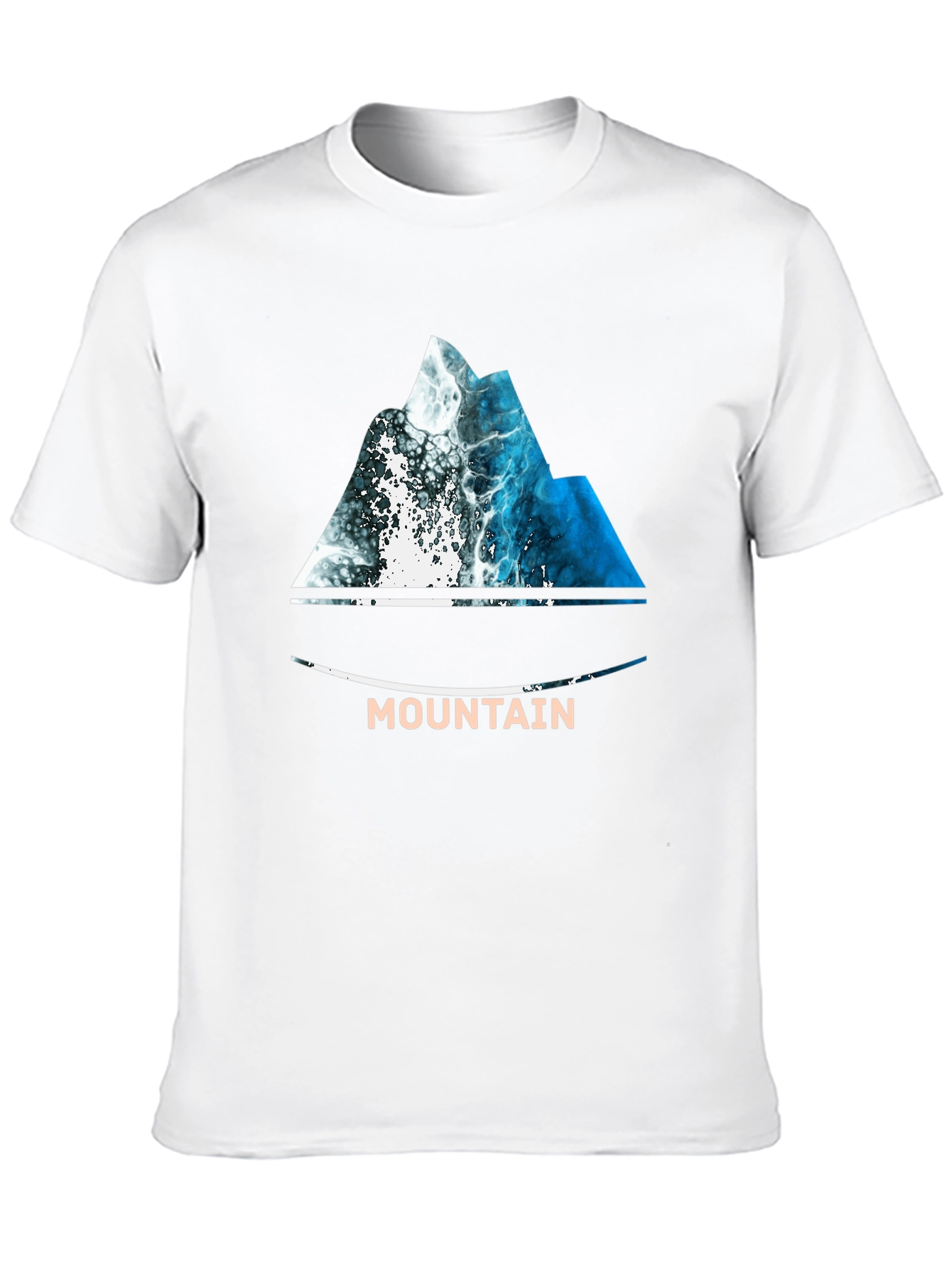 Mountain Wave T-Shirt - Nature Inspired Design