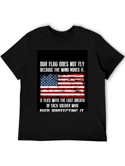 Patriotic USA Flag Soldier T-Shirt
