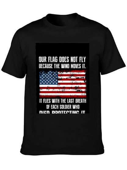 Patriotic USA Flag Soldier T-Shirt