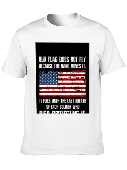 Patriotic USA Flag Soldier T-Shirt
