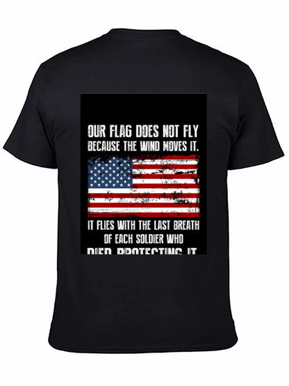 Patriotic USA Flag Soldier T-Shirt