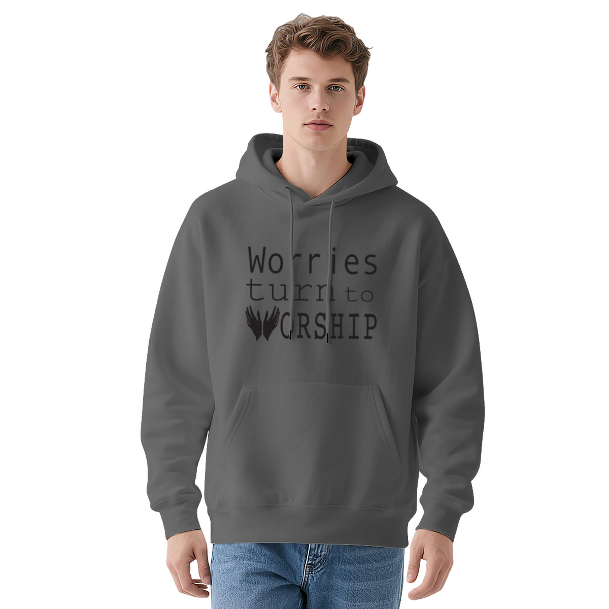 Cool Graphic Hoodie - Worship & Faith