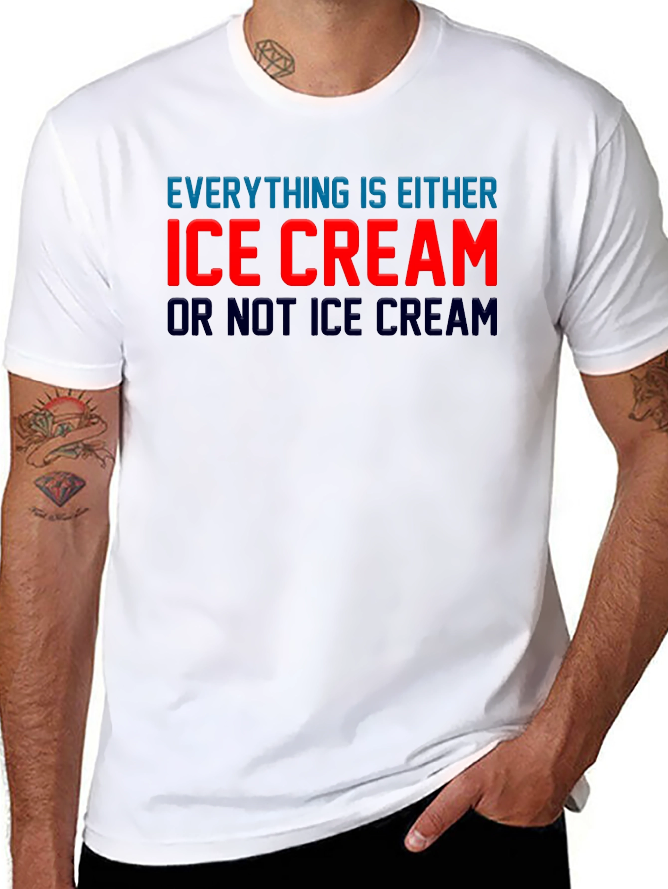 Ice Cream Logic T-Shirt - Funny Foodie Tee