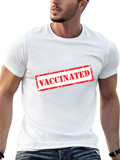 Vaccinated Stamp T-Shirt - Show Your Status