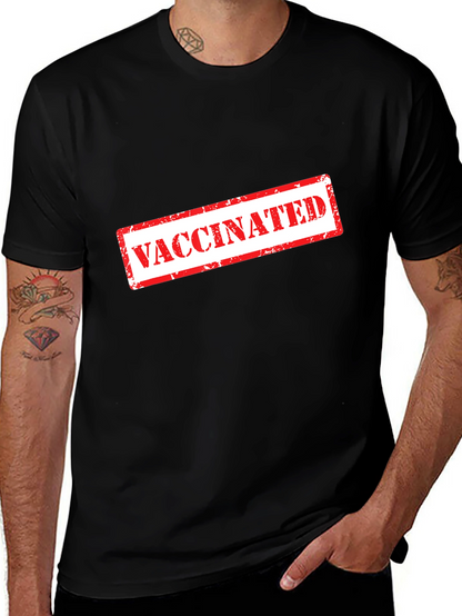 Vaccinated Stamp T-Shirt - Show Your Status